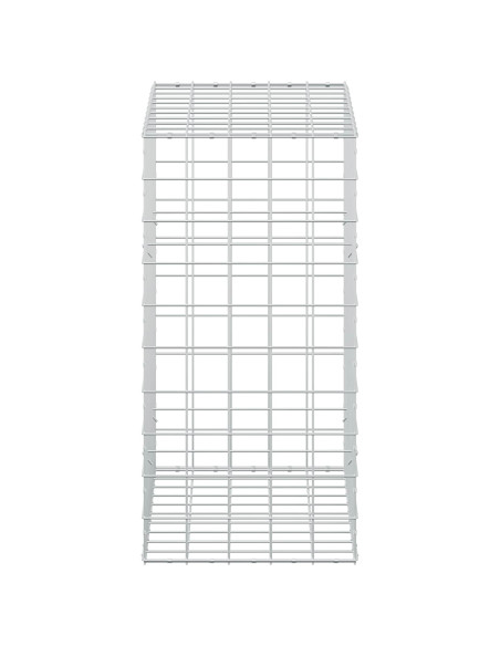 Gabione con Filo da 3,5 mm e Rete da 10x10 cm 50x100x100 cm