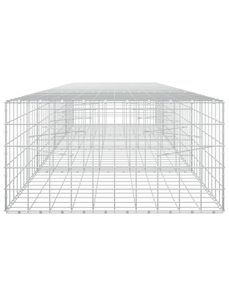 Gabione con Filo da 3,5 mm e Rete da 10x10 cm 400x100x50 cm