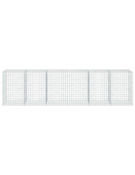 Gabione con Filo da 3,5 mm e Rete da 10x10 cm 600x100x150 cm