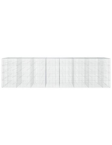 Gabione con Filo da 3,5 mm e Rete da 10x10 cm 750x50x200 cm
