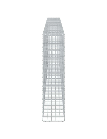 Gabione con Filo da 3,5 mm e Rete da 10x10 cm 750x50x200 cm