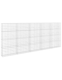 Gabione con Filo da 3,5 mm e Rete da 10x10 cm 500x30x200 cm 2