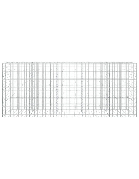 Gabione con Filo da 3,5 mm e Rete da 10x10 cm 500x30x200 cm