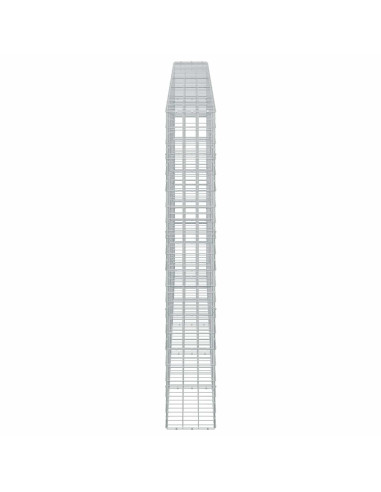 Gabione con Filo da 3,5 mm e Rete da 10x10 cm 500x30x200 cm