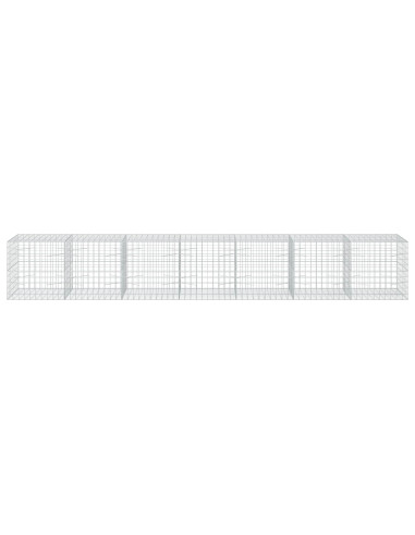Gabione con Filo da 3,5 mm e Rete da 10x10 cm 700x100x100 cm