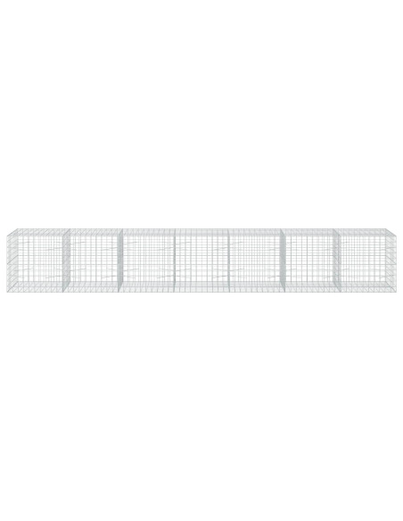 Gabione con Filo da 3,5 mm e Rete da 10x10 cm 700x100x100 cm