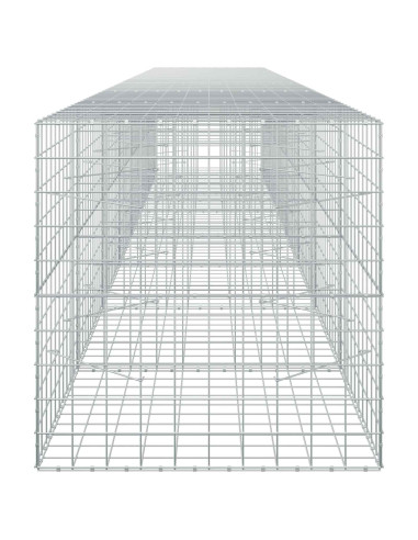 Gabione con Filo da 3,5 mm e Rete da 10x10 cm 700x100x100 cm