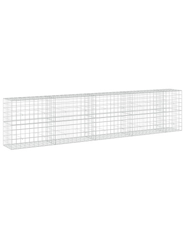 Gabione con Filo da 3,5 mm e Rete da 10x10 cm 450x50x100 cm