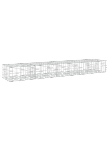 Gabione con Filo da 3,5 mm e Rete da 10x10 cm 450x100x50 cm