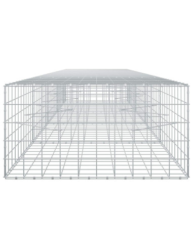 Gabione con Filo da 3,5 mm e Rete da 10x10 cm 450x100x50 cm