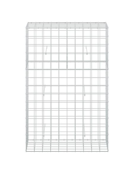 Gabione con Filo da 3,5 mm e Rete da 10x10 cm 100x50x150 cm
