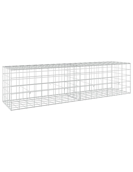 Gabione con Filo da 3,5 mm e Rete da 10x10 cm 200x50x50 cm