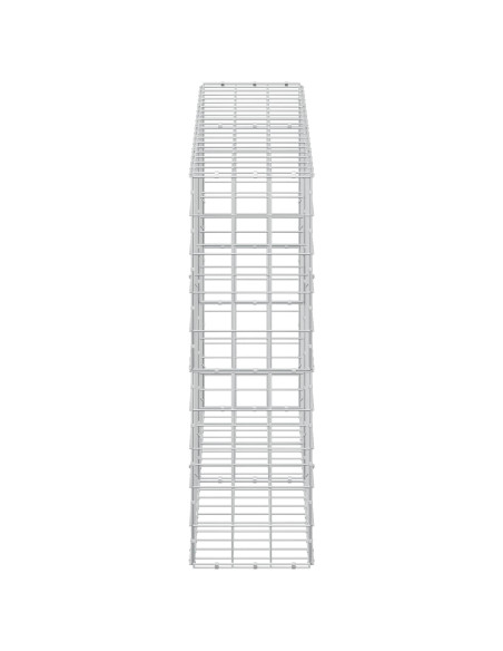 Gabione con Filo da 3,5 mm e Rete da 10x10 cm 200x30x100 cm
