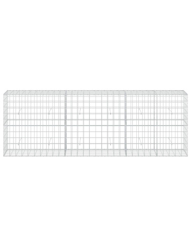 Gabione con Filo da 3,5 mm e Rete da 10x10 cm 300x50x100 cm