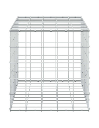 Gabione con Filo da 3,5 mm e Rete da 10x10 cm 50x100x50 cm