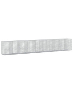 Gabione con filo da 5 mm e rete da 5x5 cm 950x100x150 cm 2