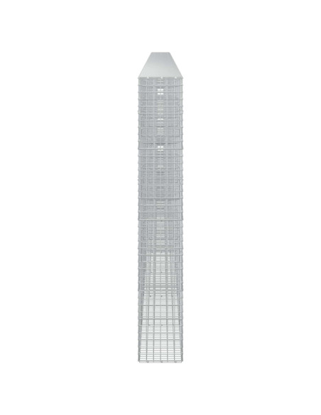 Gabione con filo da 5 mm e rete da 5x5 cm 1100x30x200 cm