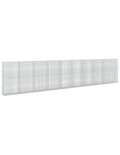 Gabione con filo da 5 mm e rete da 5x5 cm 950x50x200 cm 2