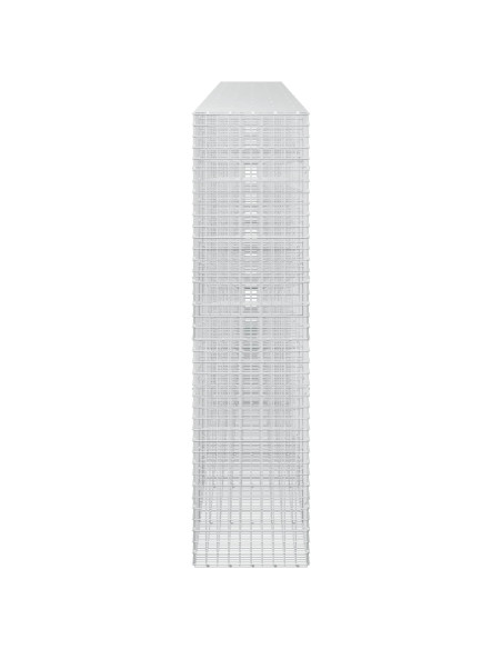 Gabione con filo da 5 mm e rete da 5x5 cm 950x50x200 cm