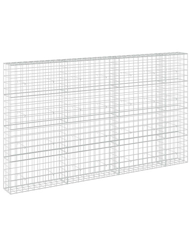 Gabione con Filo da 3,5 mm e Rete da 10x10 cm 350x30x200 cm