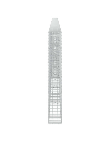 Gabione con filo da 5 mm e rete da 5x5 cm 700x20x150 cm