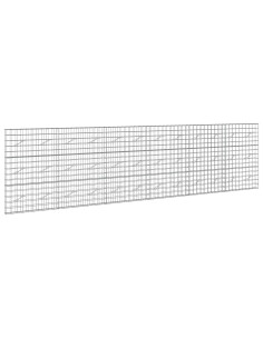 Gabione con filo da 5 mm e rete 10x10 cm 600x10x150 cm 2