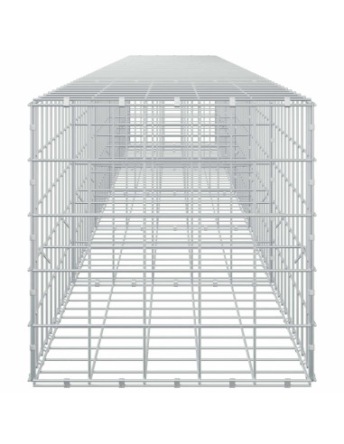 Gabione con filo da 5 mm e rete 10x10 cm 550x50x50 cm