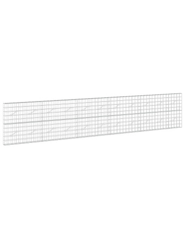 Gabione con filo da 5 mm e rete 10x10 cm 550x10x100 cm