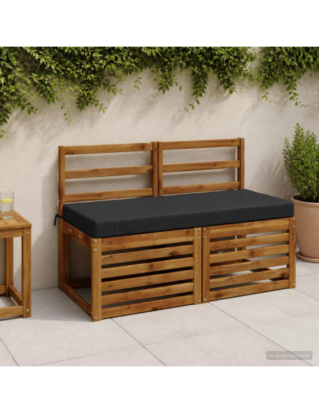 Cuscini per Panchina a 2 Pezzi SOEST 2 pz 100% Poliestere