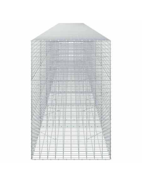 Gabione con Filo da 3,5 mm e Rete da 5x10 cm 750x100x150 cm