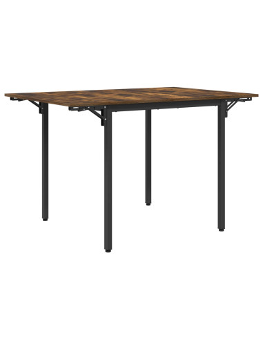 Tavolo da Pranzo Estensibile 120 x 81,5 x 75 cm Rovere Fumo