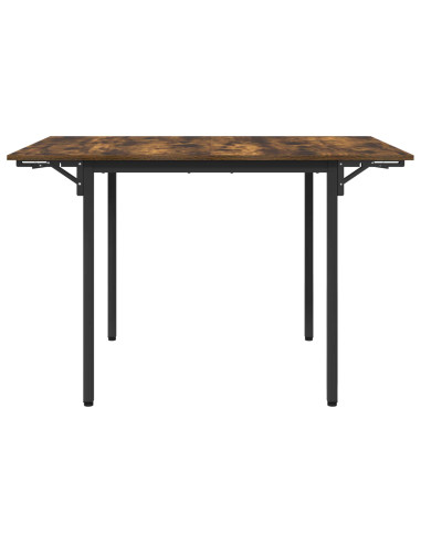 Tavolo da Pranzo Estensibile 120 x 81,5 x 75 cm Rovere Fumo
