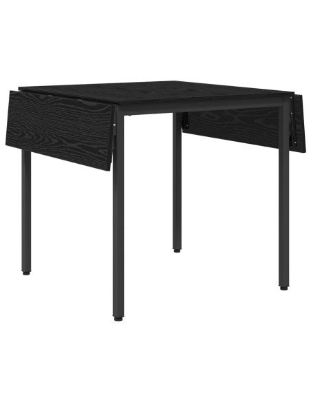 Tavolo da Pranzo Estensibile 120 x 81,5 x 75 cm Rovere Nero