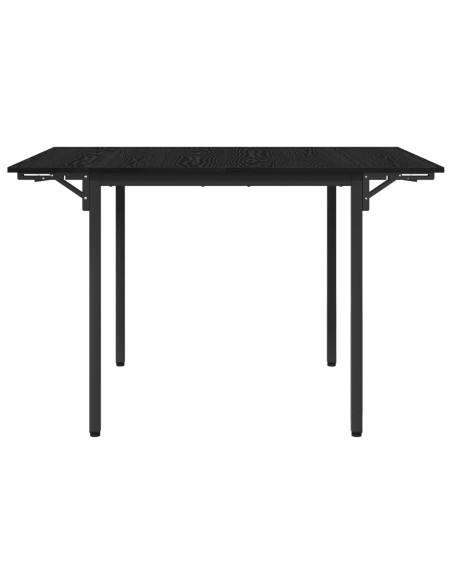 Tavolo da Pranzo Estensibile 120 x 81,5 x 75 cm Rovere Nero