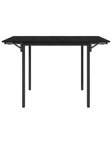 Tavolo da Pranzo Estensibile 120 x 81,5 x 75 cm Rovere Nero