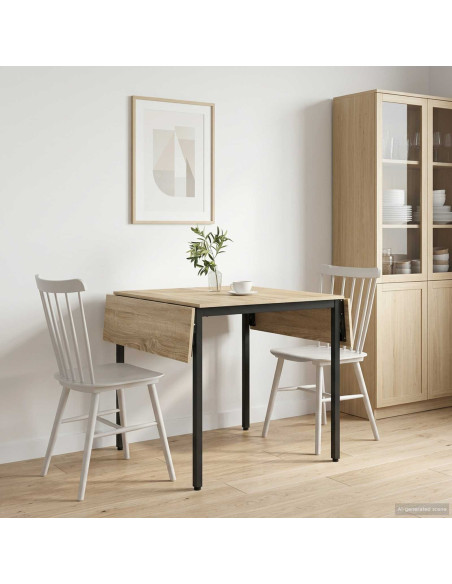 Tavolo da Pranzo Estensibile 120 x 81,5 x 75 cm Rovere Sonoma