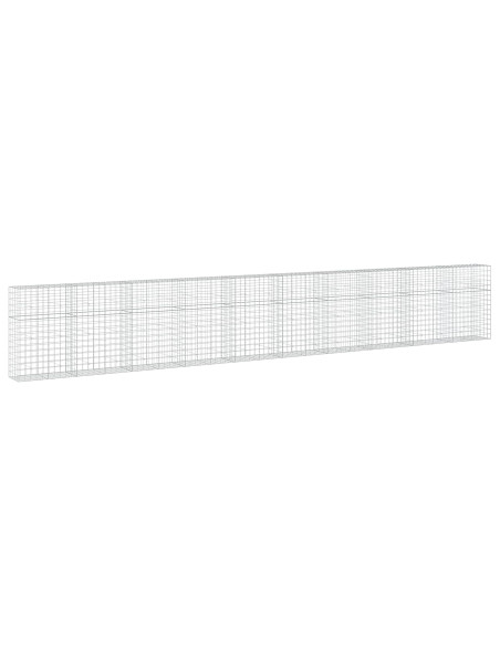 Gabione con Filo da 3,5 mm e Rete da 10x10 cm 1000x50x150 cm