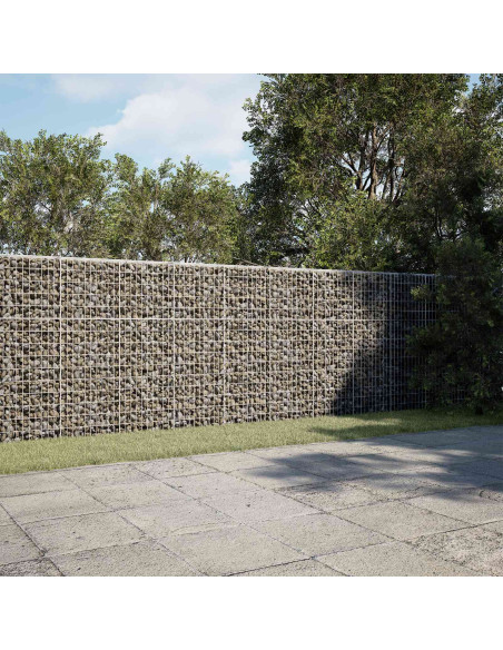Gabione con Filo da 3,5 mm e Rete da 5x10 cm 1100x20x150 cm