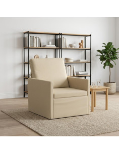 Poltrona Crema 70 x 81 x 82 cm Tessuto