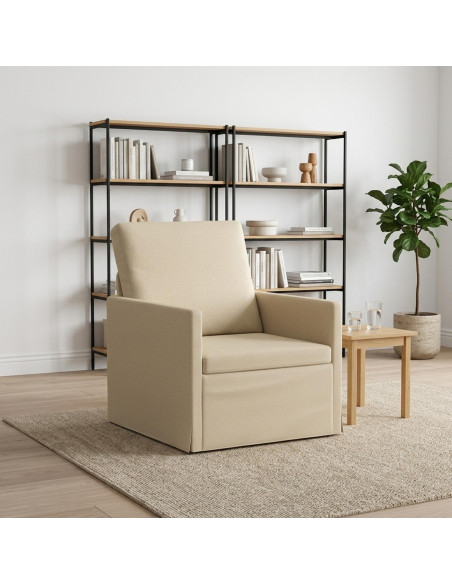 Poltrona Crema 70 x 81 x 82 cm Tessuto