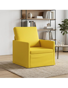Poltrona Giallo Chiaro 70 x 81 x 82 cm Tessuto