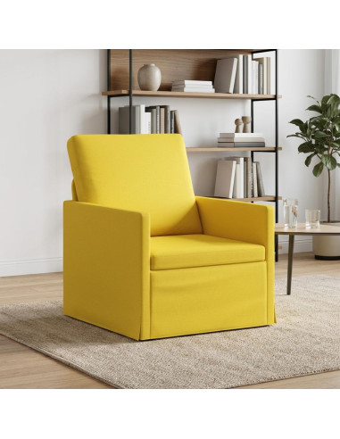 Poltrona Giallo Chiaro 70 x 81 x 82 cm Tessuto