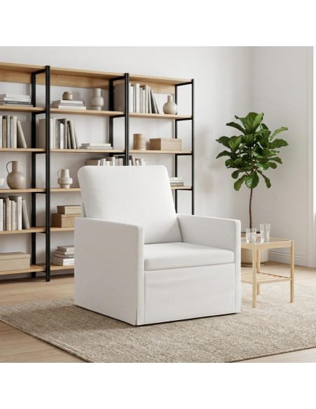 Poltrona Bianco 70 x 81 x 82 cm Tessuto