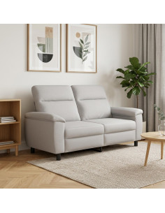 Divano Grigio Nuvola 178 x 90 x 95 cm Tessuto