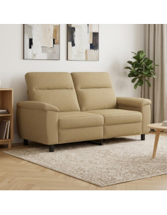Divano Marrone Chiaro 178 x 90 x 95 cm Tessuto