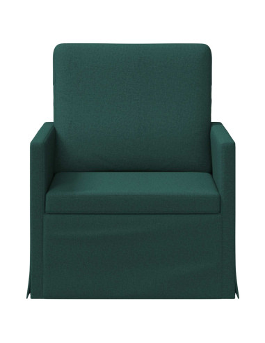 Poltrona Verde Scuro 70 x 81 x 82 cm Tessuto