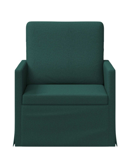 Poltrona Verde Scuro 70 x 81 x 82 cm Tessuto