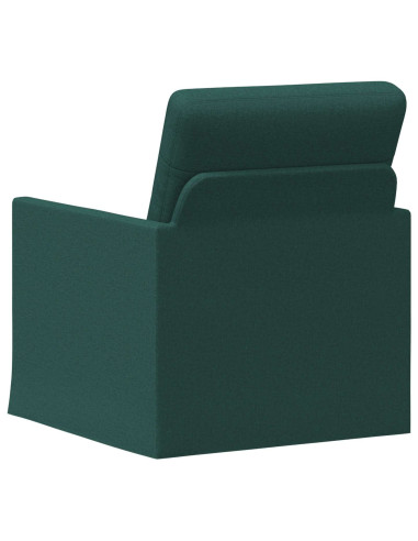 Poltrona Verde Scuro 70 x 81 x 82 cm Tessuto
