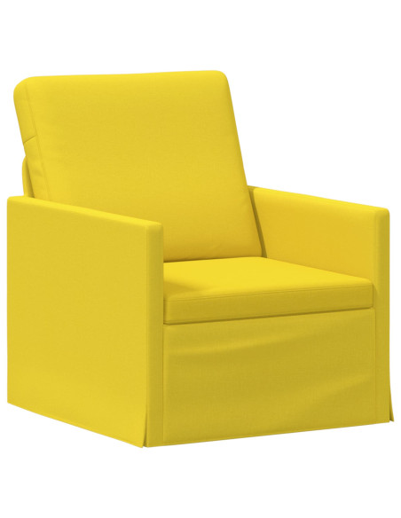 Poltrona Giallo Chiaro 70 x 81 x 82 cm Tessuto