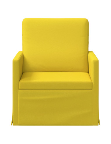 Poltrona Giallo Chiaro 70 x 81 x 82 cm Tessuto